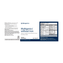 Load image into Gallery viewer, Multigenics Intensive Care W/ Iron 180ct Ortho Molecular