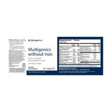Load image into Gallery viewer, Multigenics W/O Iron 180ct Ortho Molecular