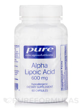 Load image into Gallery viewer, Alpha Lipoic Acid 600mg 60ct