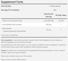 Load image into Gallery viewer, C-1000 W/ Bioflavonoids 100ct
