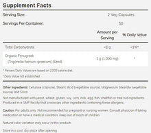 Load image into Gallery viewer, Fenugreek 500mg 100ct